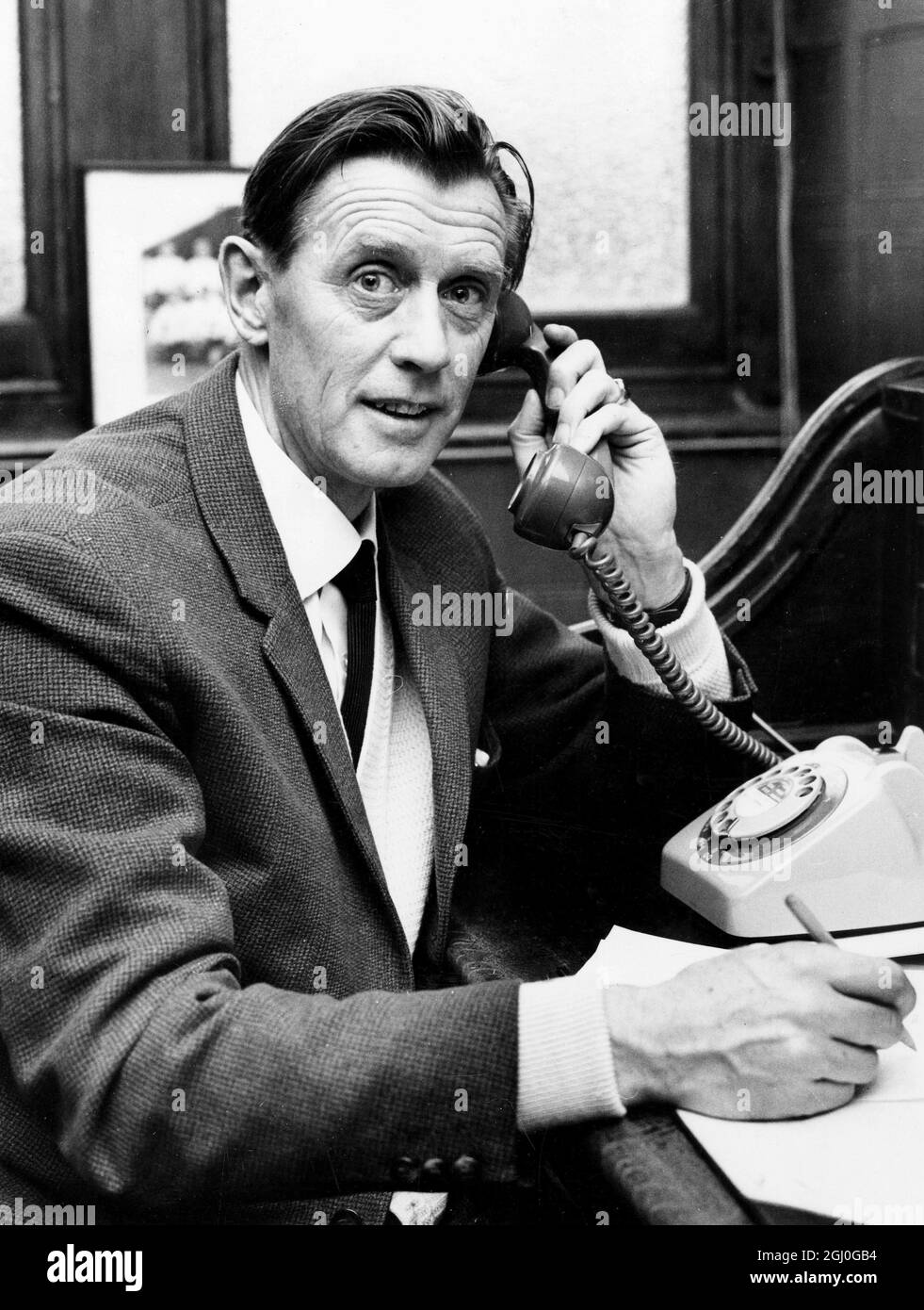 Vic Buckingham, manager of struggling Fulham, who are second from