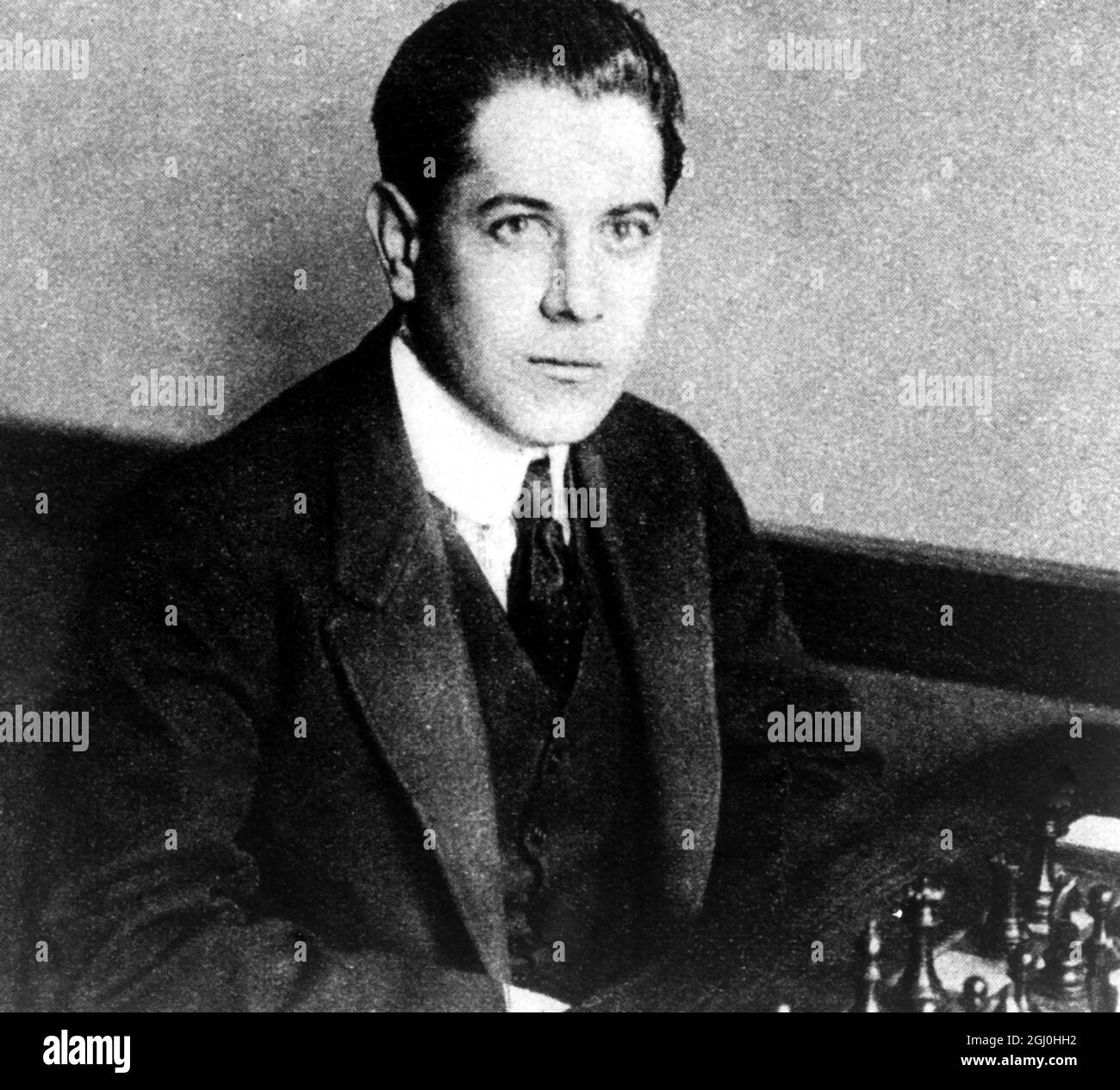 Alekhine Capablanca 1927 Stock Photo - Alamy