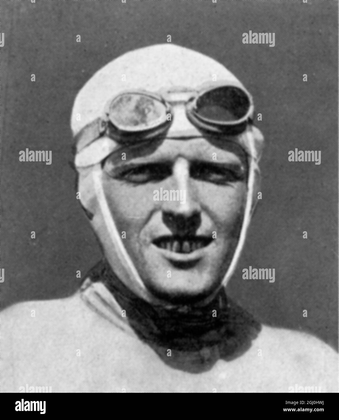 Seagrave, winner of Grand Prix 1923 in his Sunbeam Stock Photo