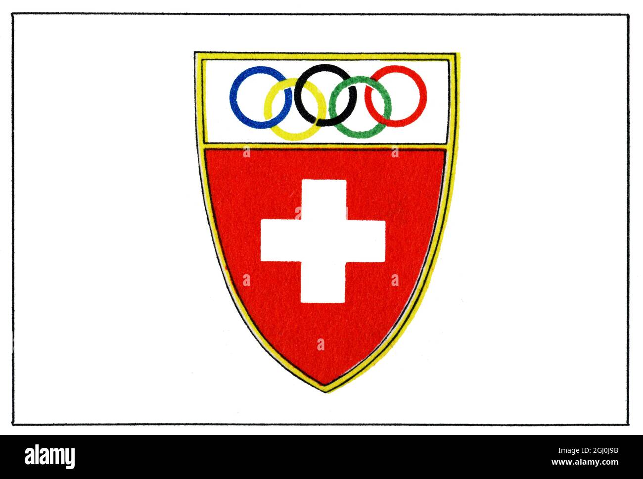 Swiss Olympic Committee - Cour-Lausanne - participated since 1896 ©TopFoto Stock Photo