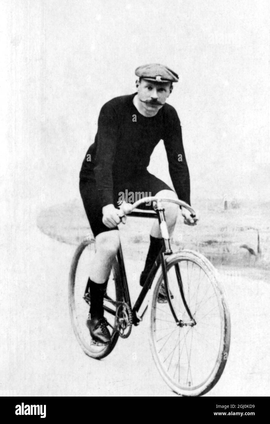 Jules Dubois born 1862 French cyclist Stock Photo Alamy