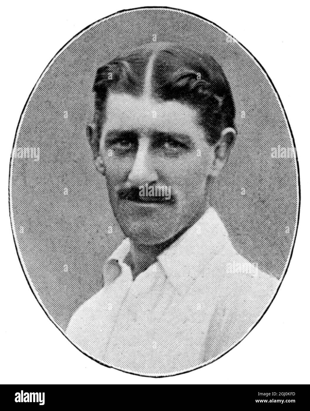 Mr A. H. Hornby - County Cricket player for Lancashire Albert Neilson Hornby (Blackburn, Lancashire, 10 February 1847 - 17 December 1925 in Nantwich, Cheshire) was the England cricket captain who lost the Test match which gave rise to the Ashes, at home against the Australians in 1882. Stock Photo