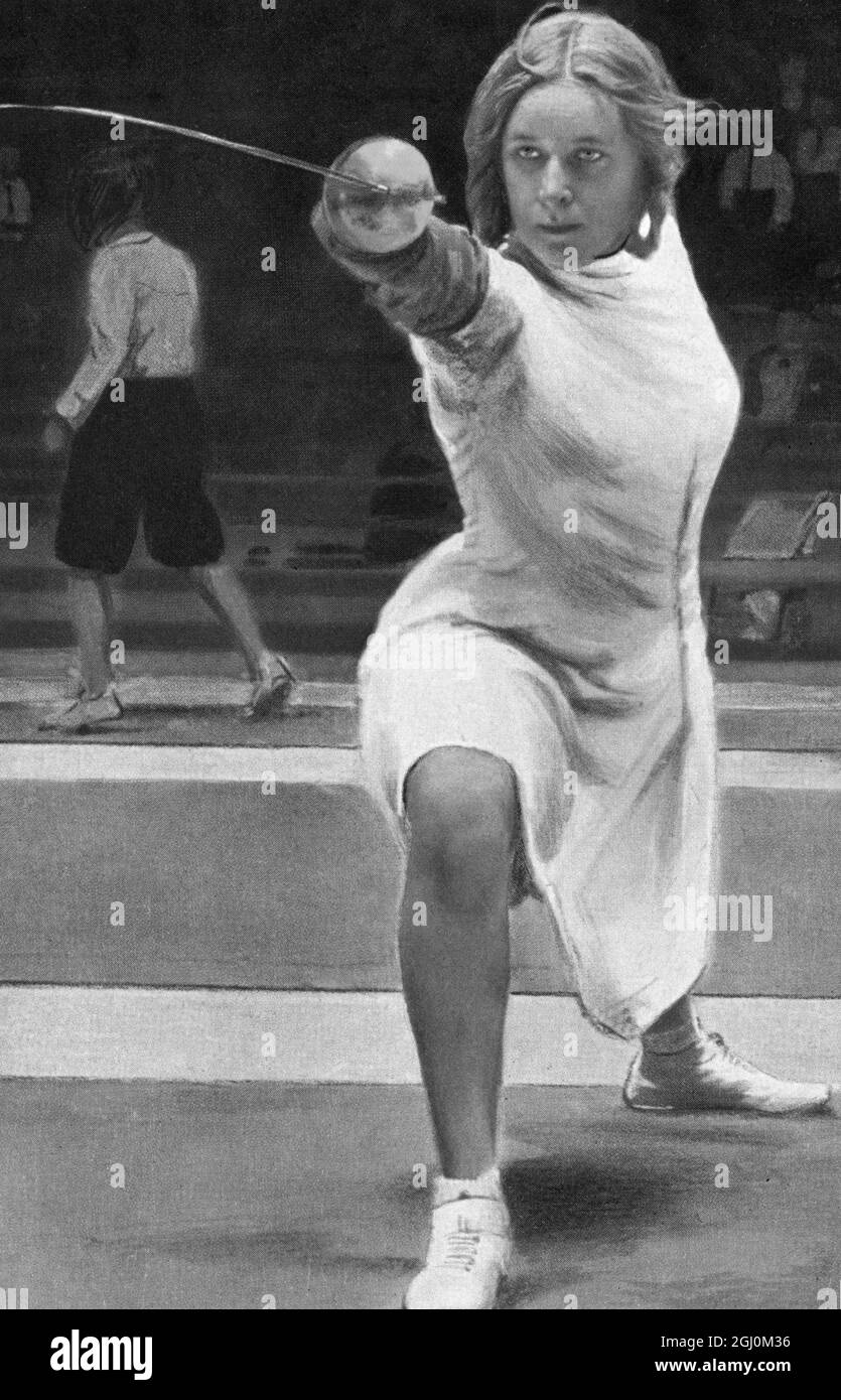 Fencing at the 1932 Olympic Games, Los Angeles, USA, Helene Meyer for