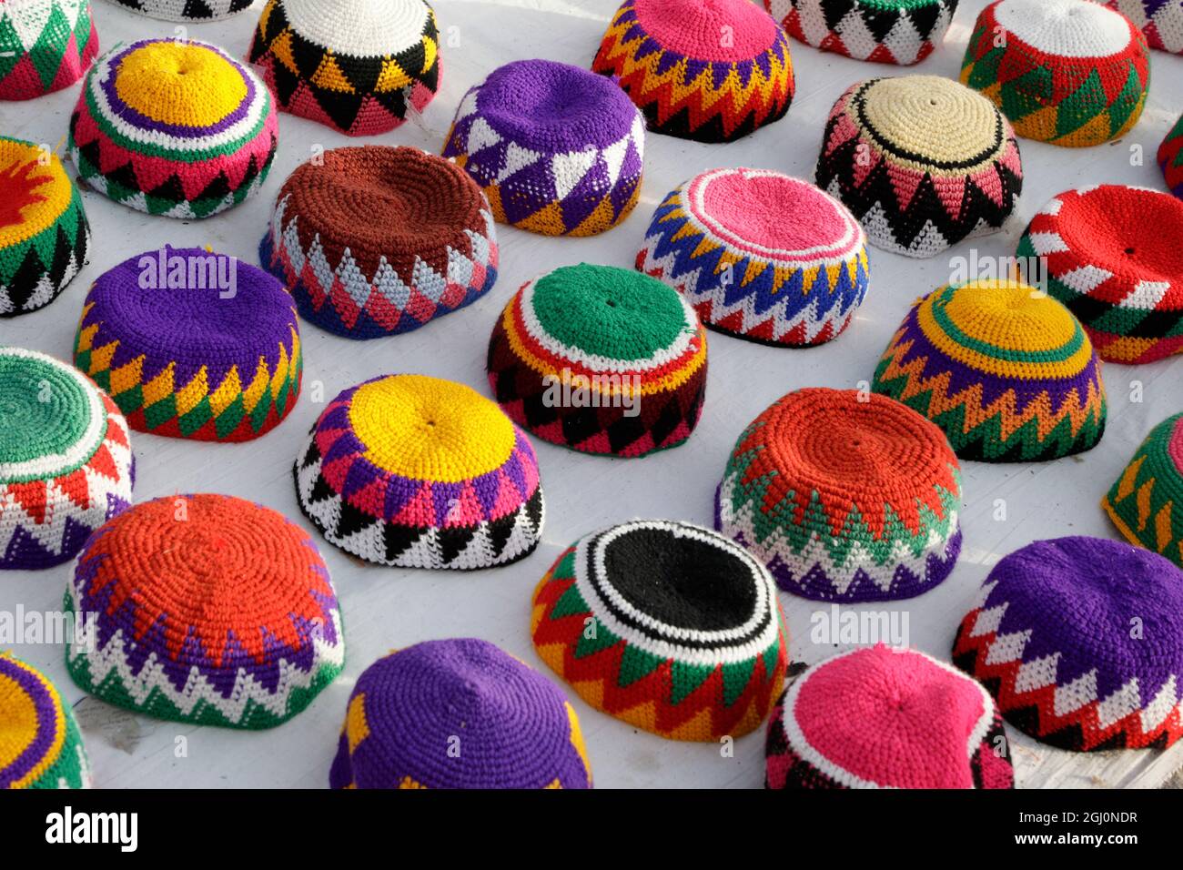 Traditional Egyptian hats. Aswan, Egypt Stock Photo Alamy