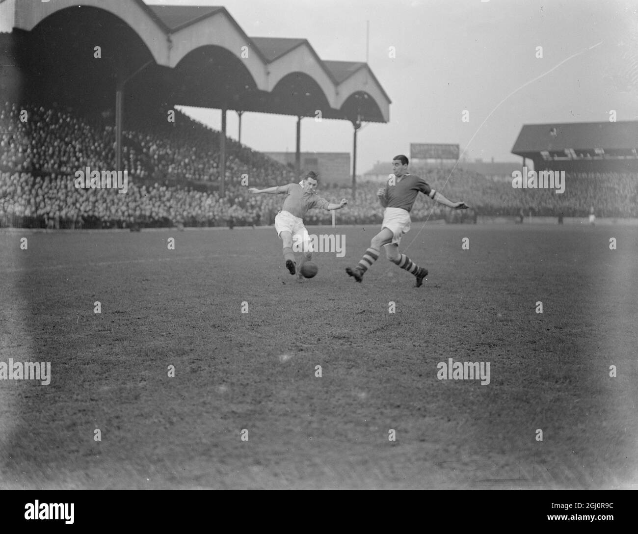 Football 1946 Stock Photo