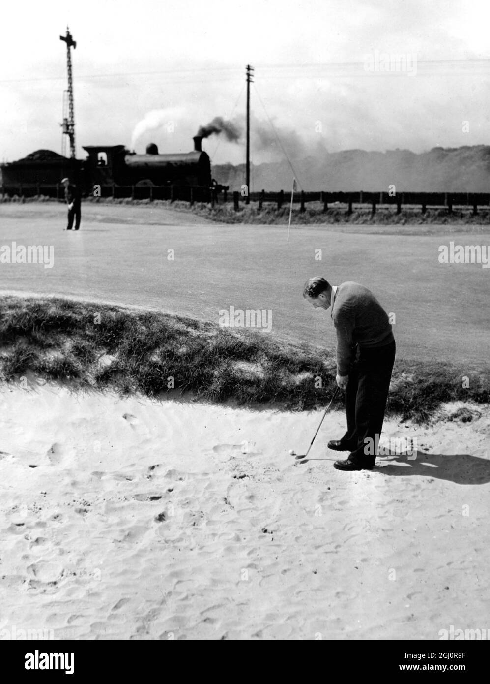 All those who were successful in professional games during the year will be at St Andrews next week for the Masters' Tournament , St Andrews Golf Course , Fife , Scotland . Seen here some amatuer players . 1 October 1949 Stock Photo