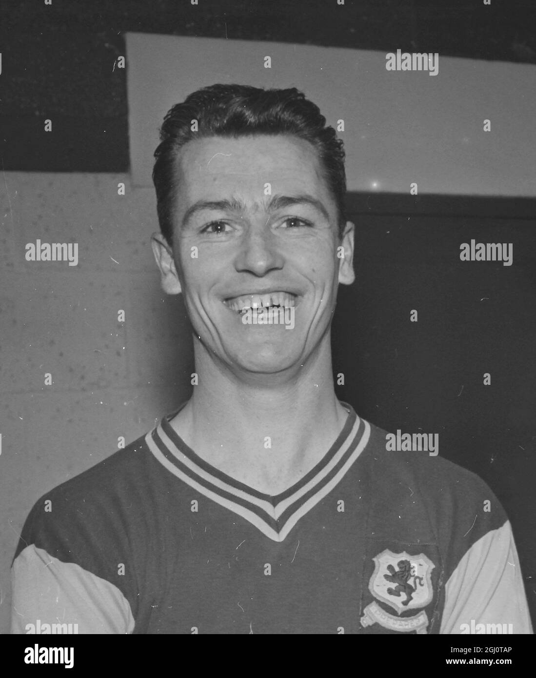 PETER MCPARLAND ASTON VILLA FOOTBALL PLAYER 17 FEBRUARY 1960 Stock Photo