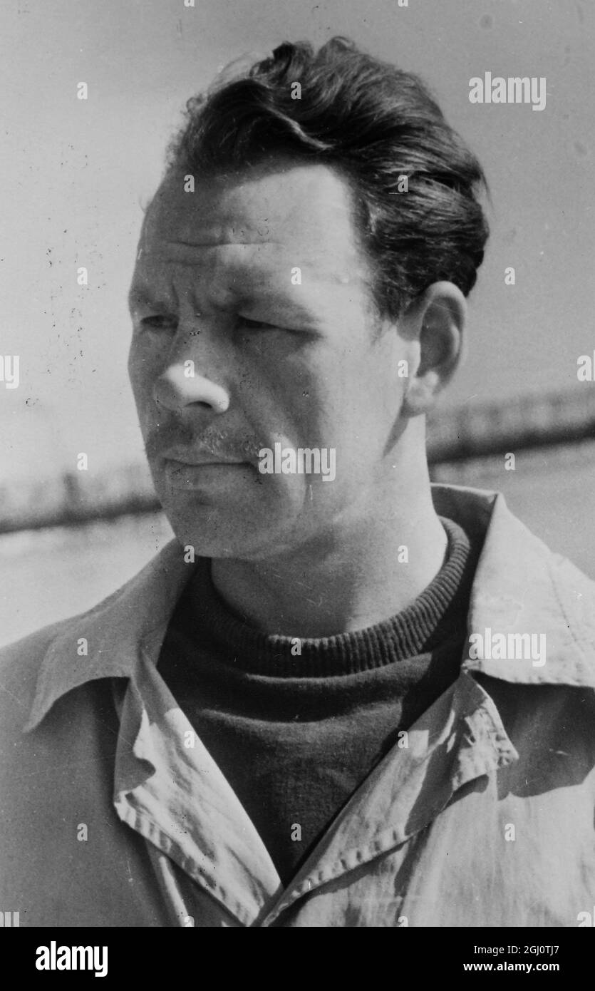 GENNADY BUKHARIN OF THE SOVIET ROWING TEAM 11 APRIL 1960 Stock Photo