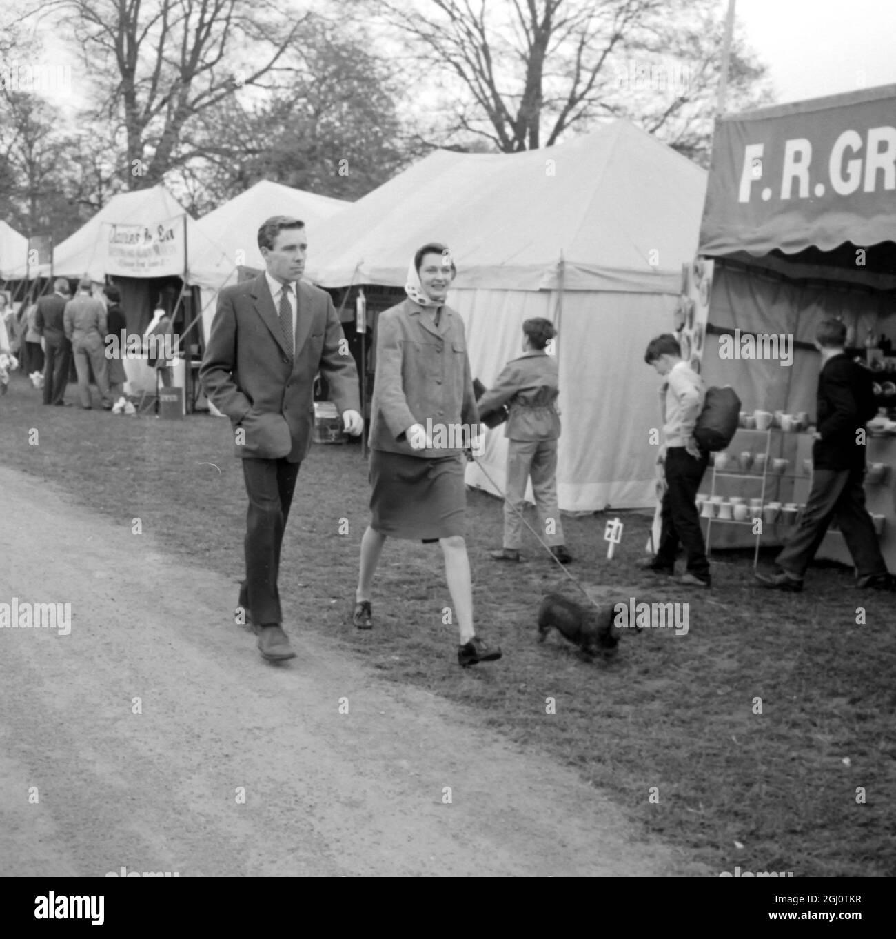ANTHONY ARMSTRONGJONES TAKES A STROLL WITH LADY CAROLINE SOMERSET 22