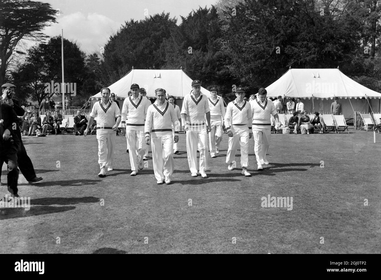 SOUTH AFRICAN CRICKET TEAM 30 APRIL 1960 Stock Photo Alamy