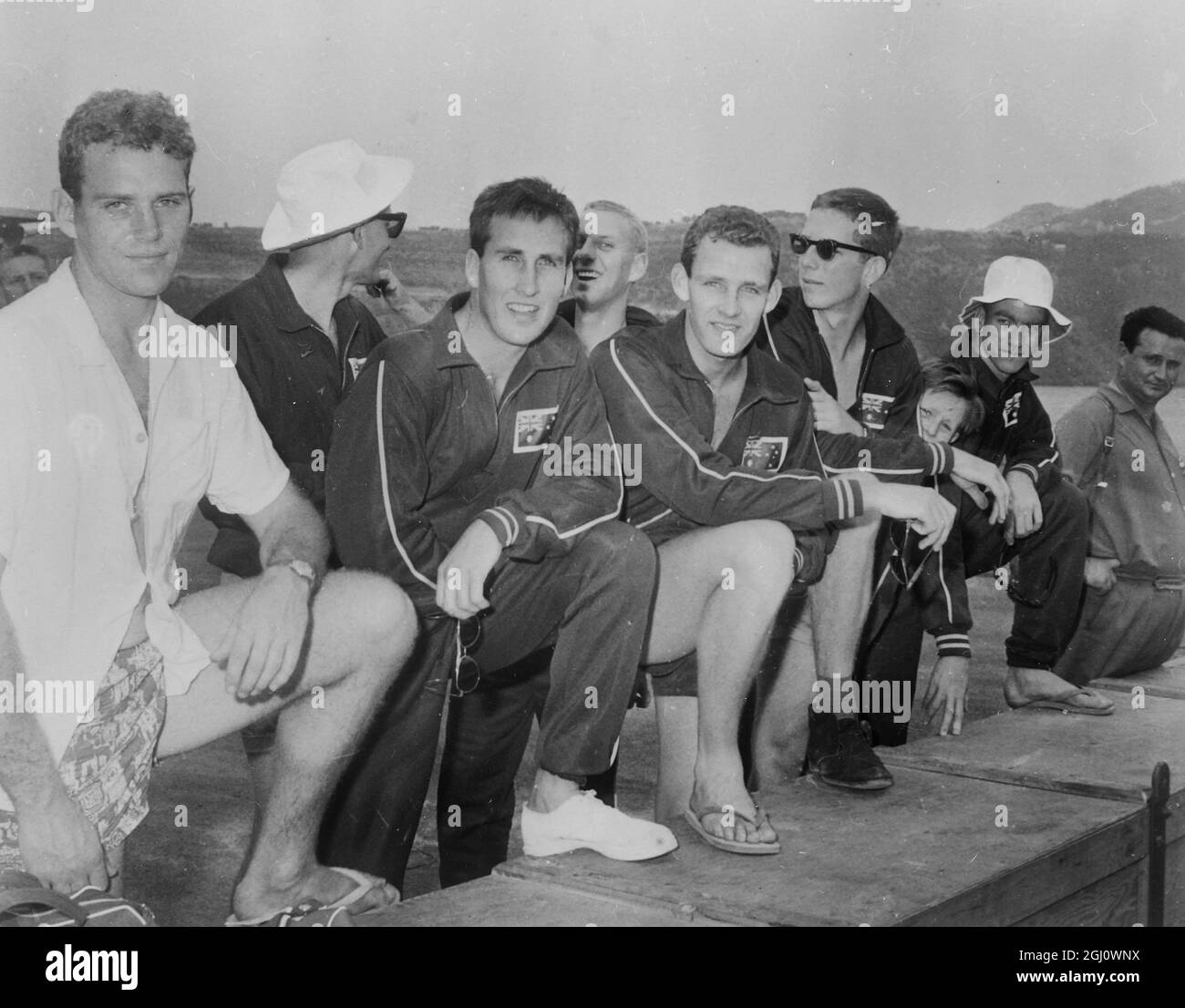 Australian rowing team Black and White Stock Photos & Images - Alamy