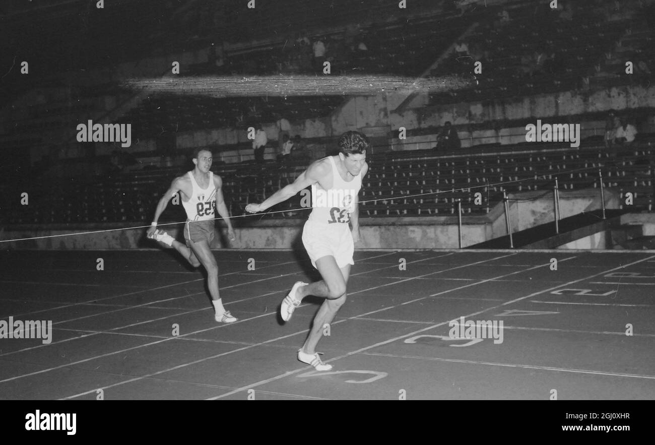OLYMPIC GAME DECATHLON 400M HEAT 1 VOGELSANG WINS MIJARES 6 SEPTEMBER