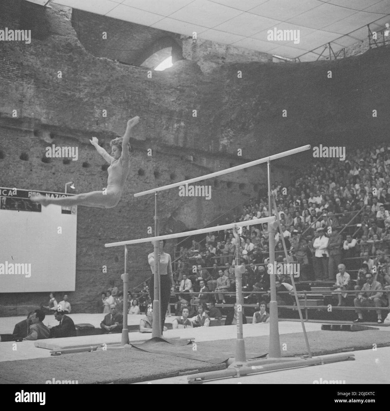 OLYMPIC GAME GYMNASTICS WOMENS MISS CARTER 9 SEPTEMBER 1960 Stock Photo
