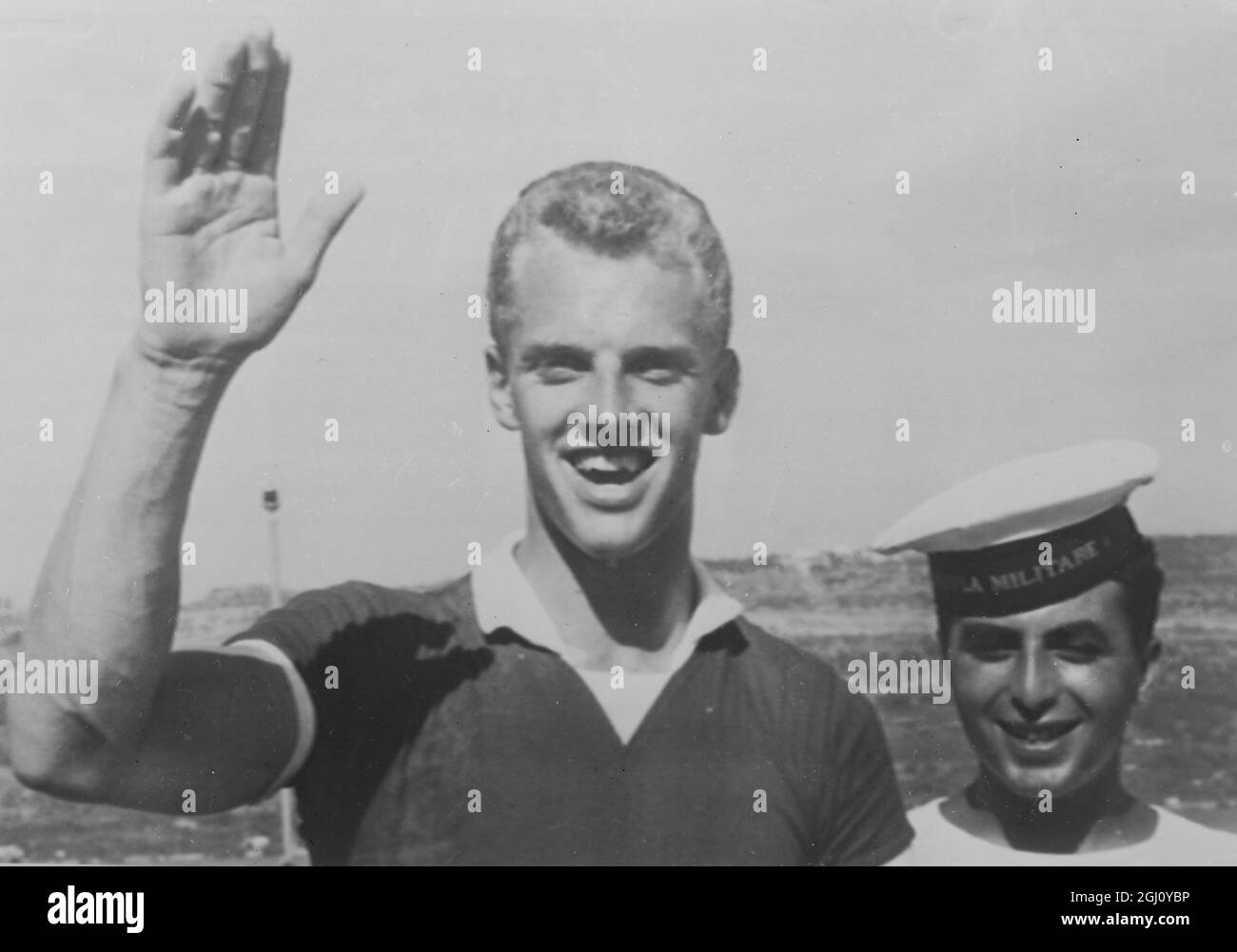 OLYMPIC GAME KAYAK 1000M MEN FINAL HANSEN AFTER WIN 30 AUGUST 1960 ...