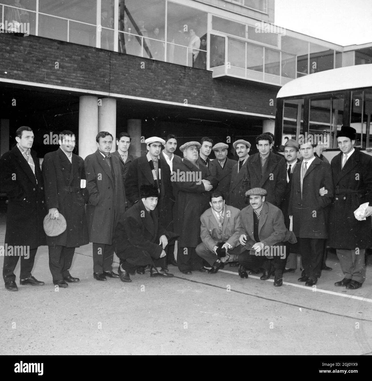 THE RUSSIAN FOOTBALL TEAM TBILISI DYNAMO IN LONDON 4 NOVEMBER 1960