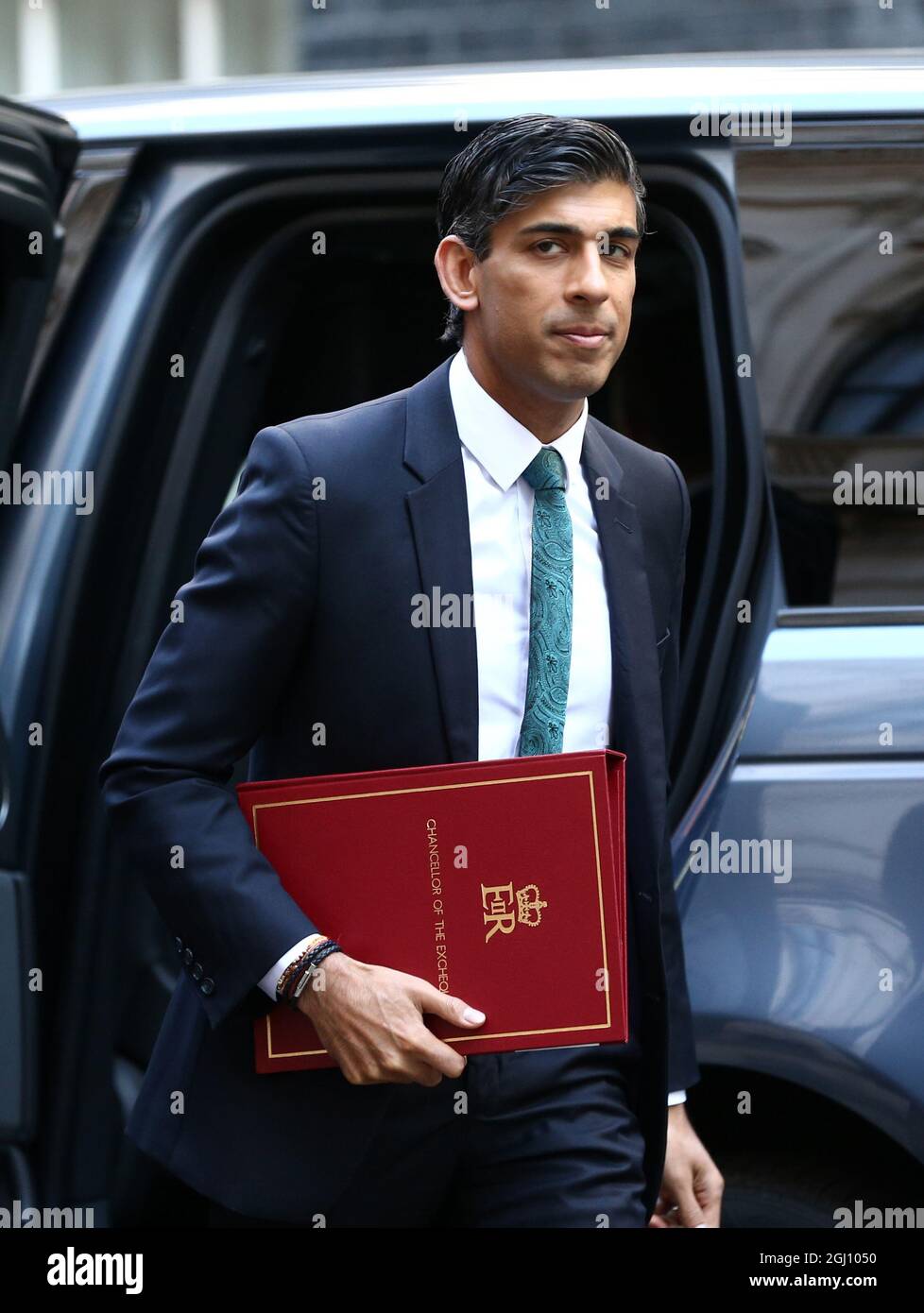 London, England, UK. 8th Sep, 2021. Chancellor of the Exchequer RISHI SUNAK arrives in Downing Street. (Credit Image: © Tayfun Salci/ZUMA Press Wire) Stock Photo