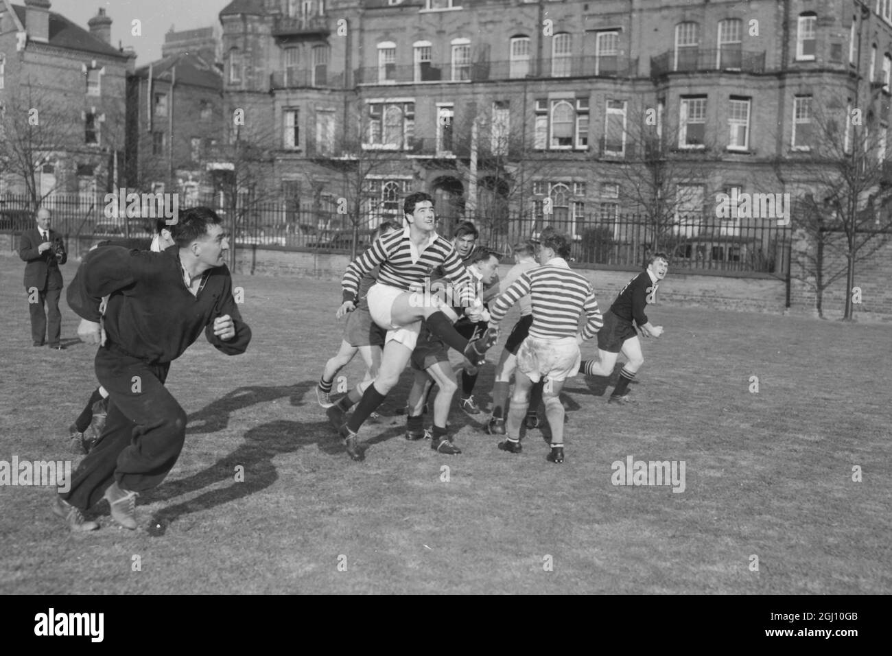 Rugby players old Black and White Stock Photos & Images Alamy