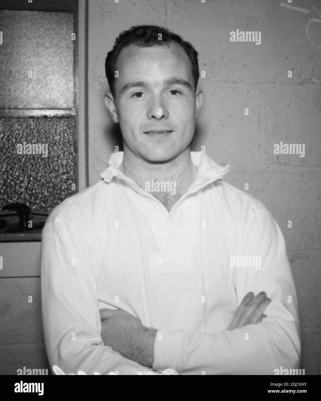 FOOTBALL HUDDERSFIELD TOWN FC PORTRAIT PLAYER - KEVIN MCHALE 24 MARCH 1961 Stock Photo