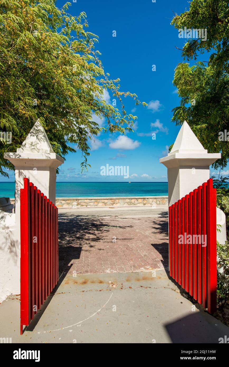 Saint Mary's Anglican Church, Cockburn Town, Grand Turk Island, Turks and Caicos Islands, Caribbean. Stock Photo