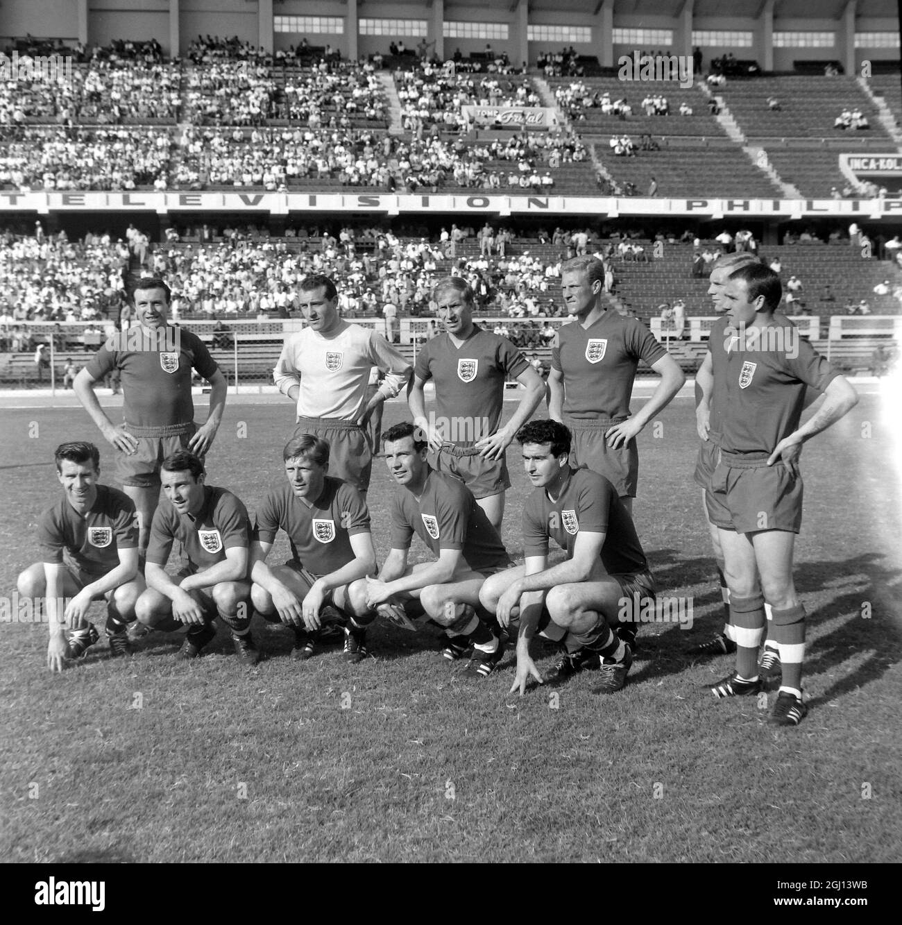 ENGLAND FOOTBALL TEAM READY FOR WORLD CUP IN CHILE - ; 23 MAY 1962 Stock Photo