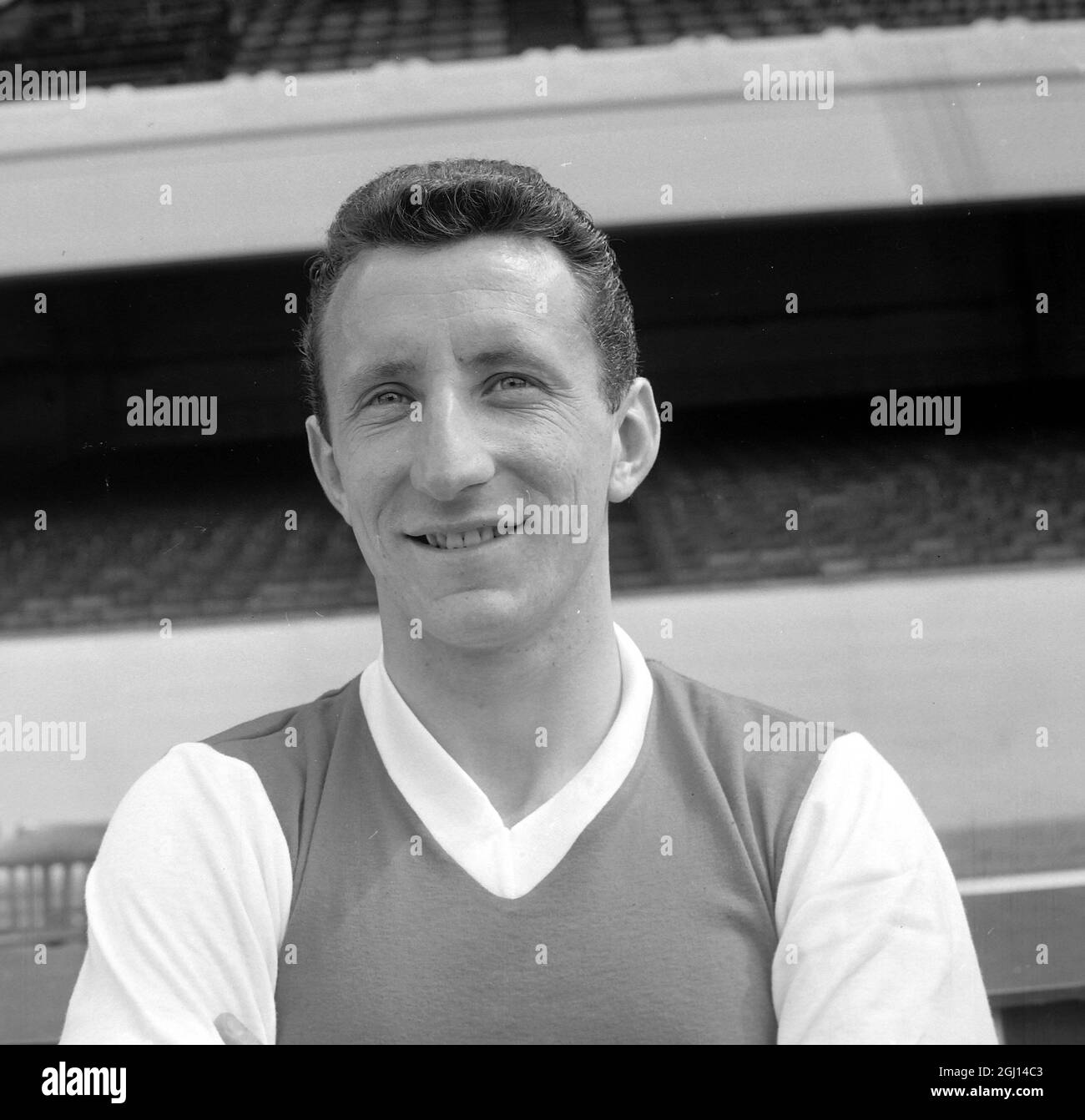 JOHN MACLEOD PORTRAIT OF FOOTBALLER, PLAYER OF ARSENAL FC FOOTBALL