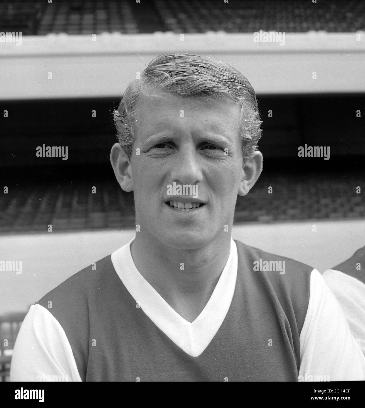 JOHN BARNWELL PORTRAIT OF FOOTBALLER, PLAYER OF ARSENAL FC FOOTBALL