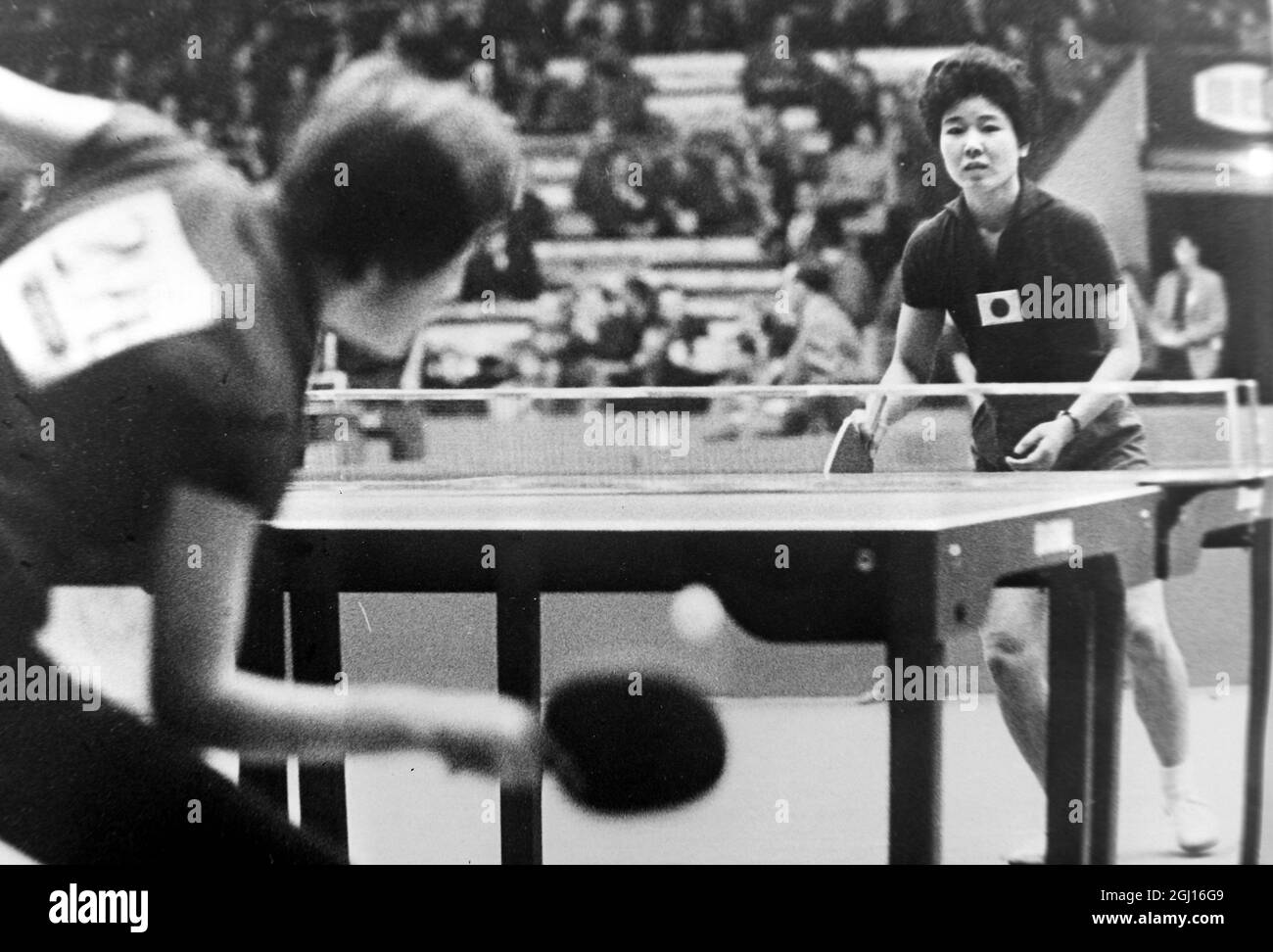 TABLE TENNIS KIMIYO MATSUZAKI V PETRAC AT TABLE TENNIS WORLD