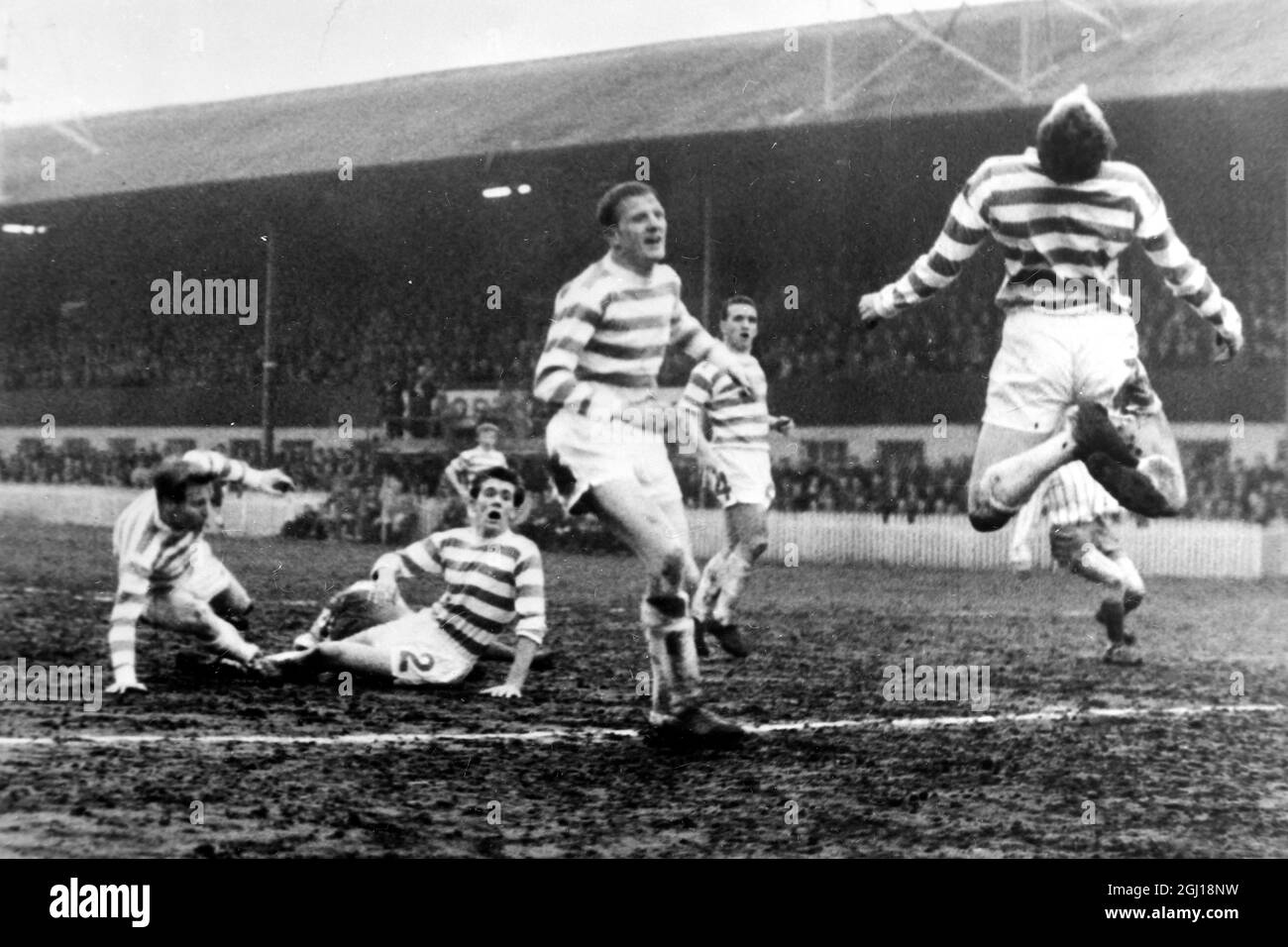 Ancienne Photo Glasgow Celtic Football Club – 1964 – Originale – Neuf