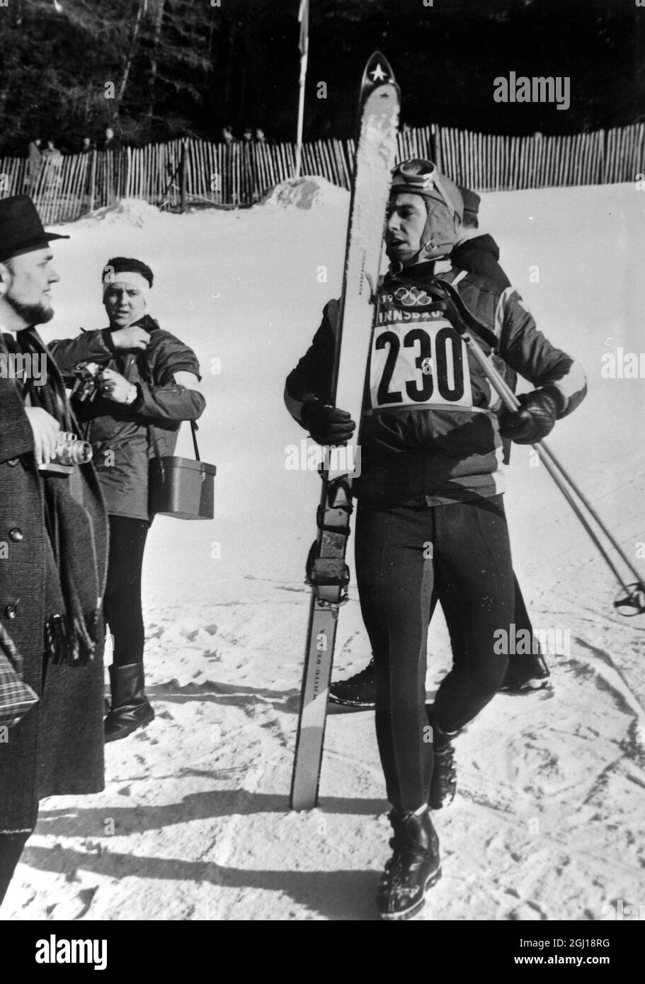 WINTER OLYMPICS IN INNSBRUCK, AUSTRIA - PRINCE KARIM AGA KHAN ; 29 JANUARY 1964 Stock Photo