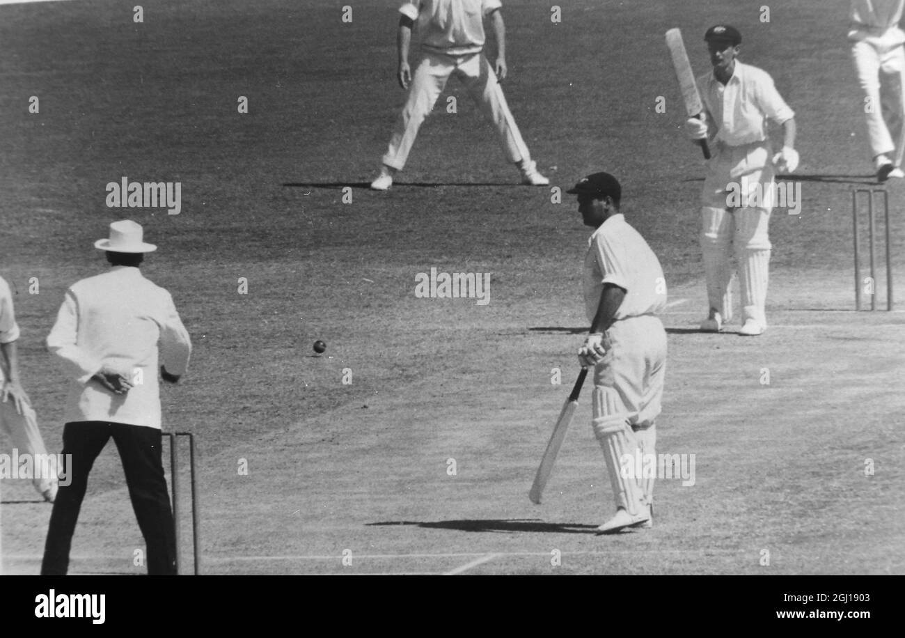 CRICKET AUSTRALIA V SOUTH AFRICA IN ACTION IN ADELAIDEA BOOTH BC LBW