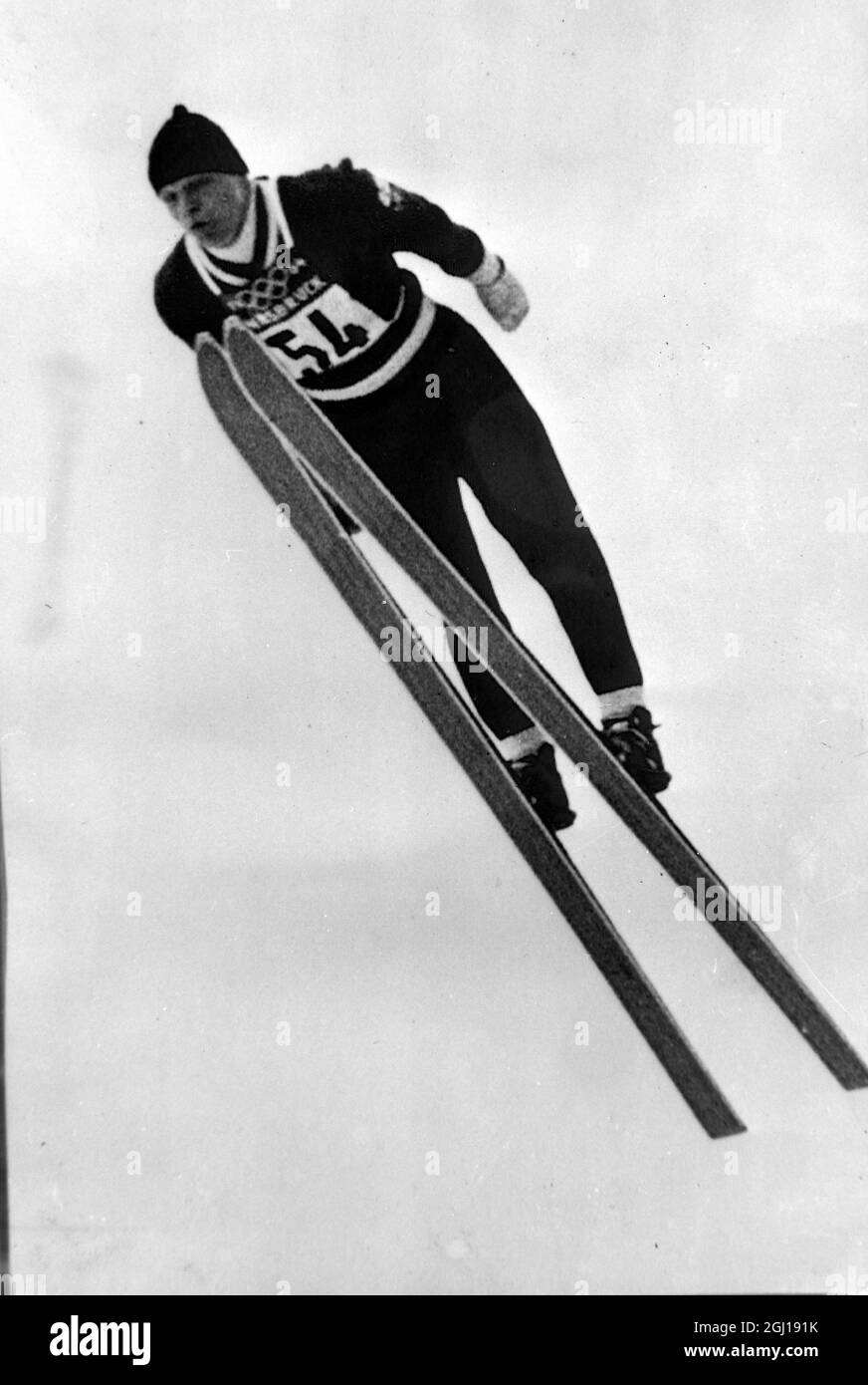 WINTER OLYMPICS GAMES SKI JUMPING FINLANDS GOLD MEDAL WINNER VEIKKO