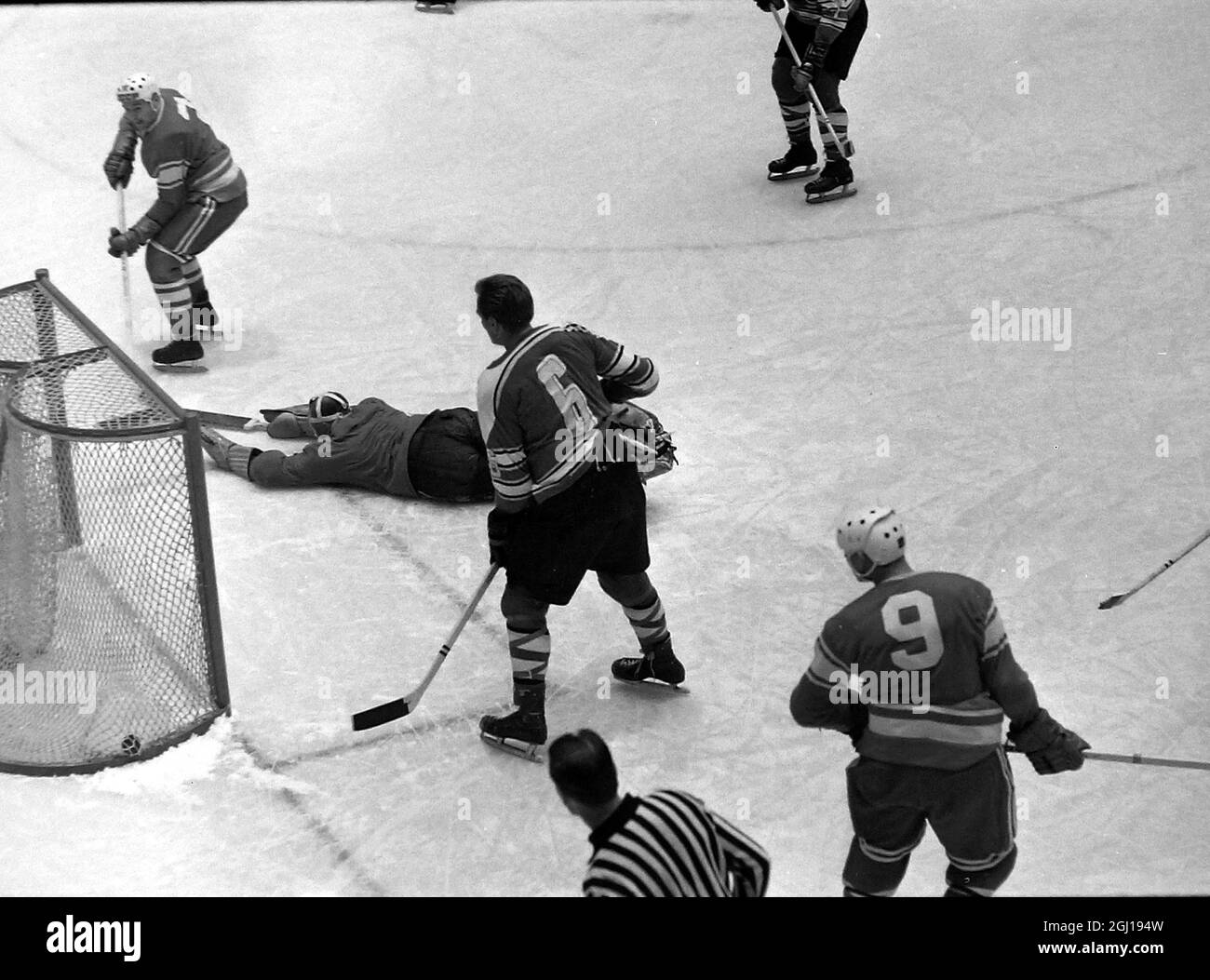 WINTER OLYMPICS GAMES IN INNSBRUCK, AUSTRIA ICE HOCKEY RUSSIA BEATS
