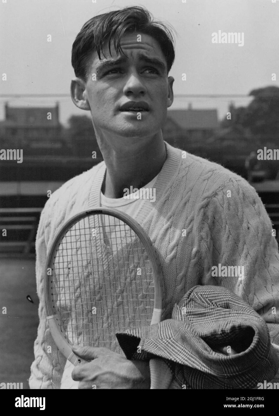 Don Candy and Australian Wimbledon Competitor Stock Photo Alamy