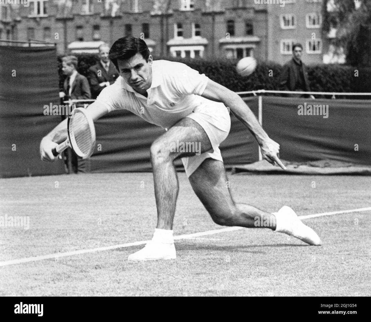 Tennis player Ashley J . Cooper 16 June 1958 Stock Photo