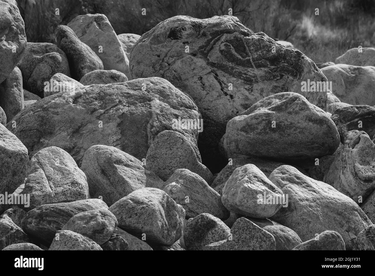 Metamorphic Rocks California Metamorphic rock background Black and White Stock Photos & Images - Alamy