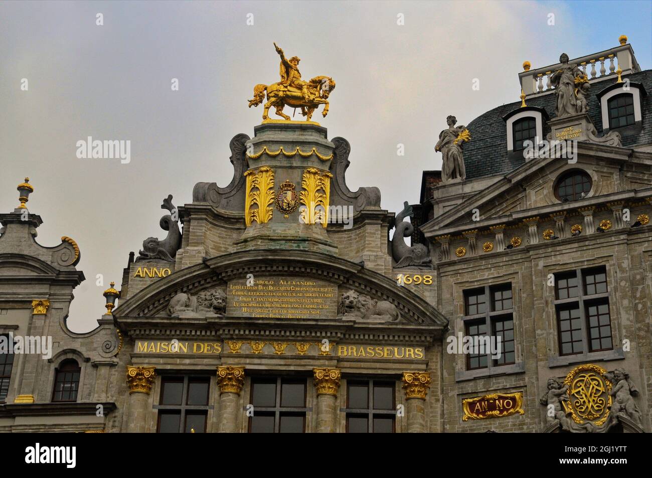 Maison des brasseurs building in Brussells, Belgium. Stock Photo