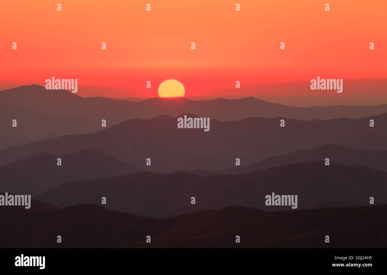 thumbnail image 2 of Sunset From Clingman's Dome - Great Smoky Mountains\" By Dave Allen... 2 of 12