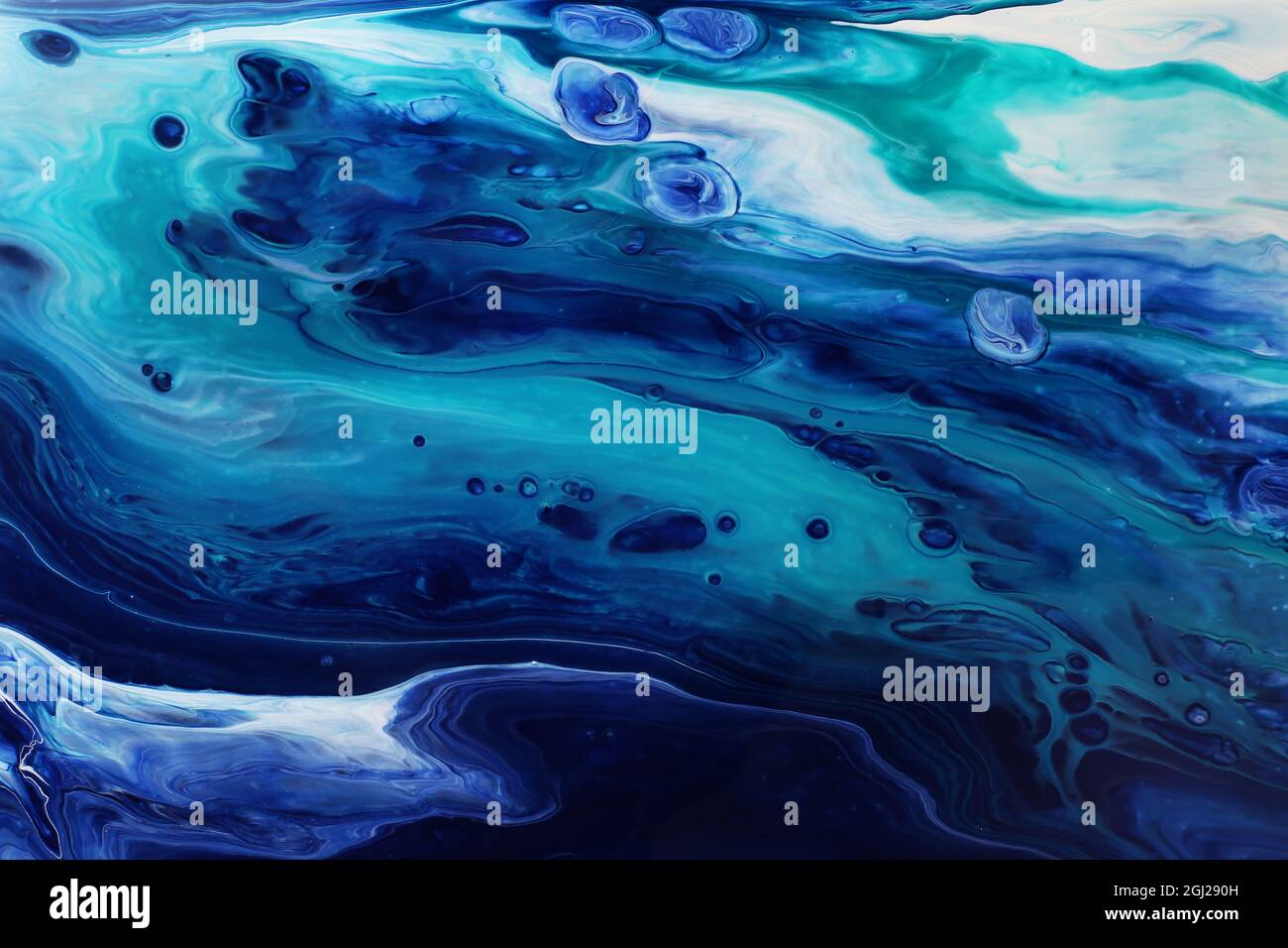 Blue acrylic hand drawn background Stock Photo - Alamy