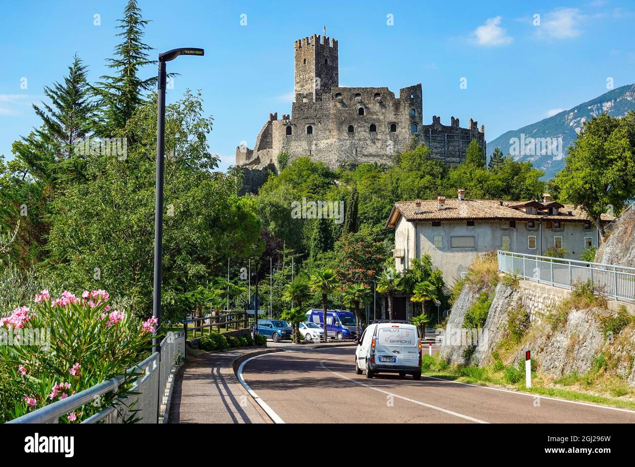 The Castillo di Drena, Drena Castle, Trento, Italian Lakes, Italy Stock Photo