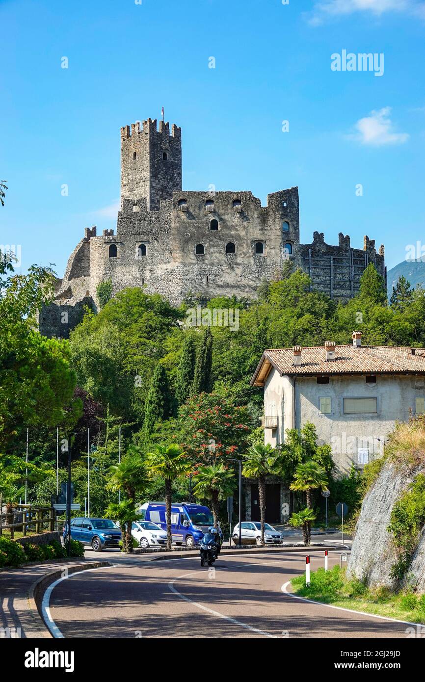 The Castillo di Drena, Drena Castle, Trento, Italian Lakes, Italy Stock Photo
