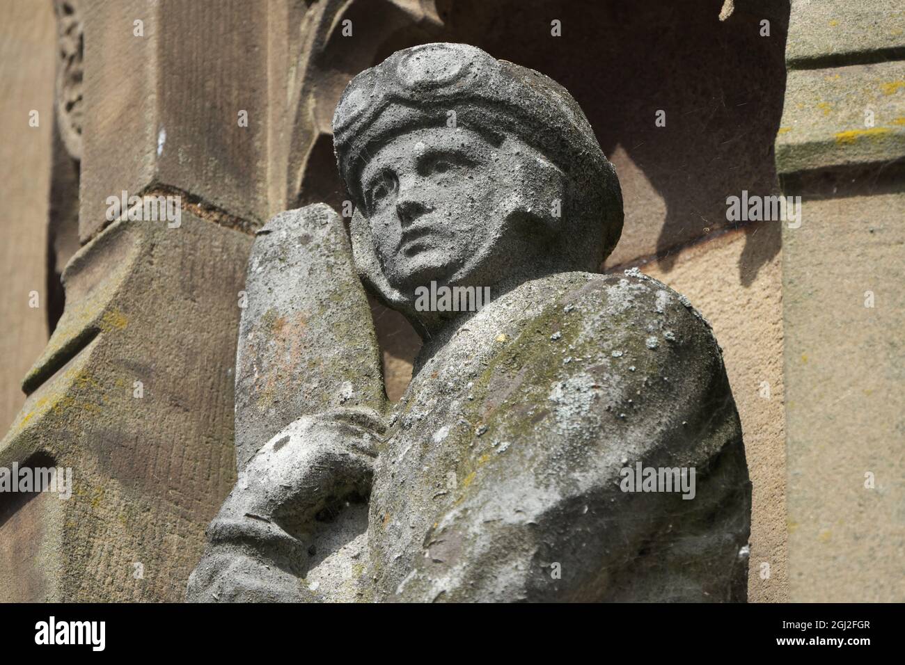 Hereford, Herefordshire UK detail of War Memorial erected in 1922