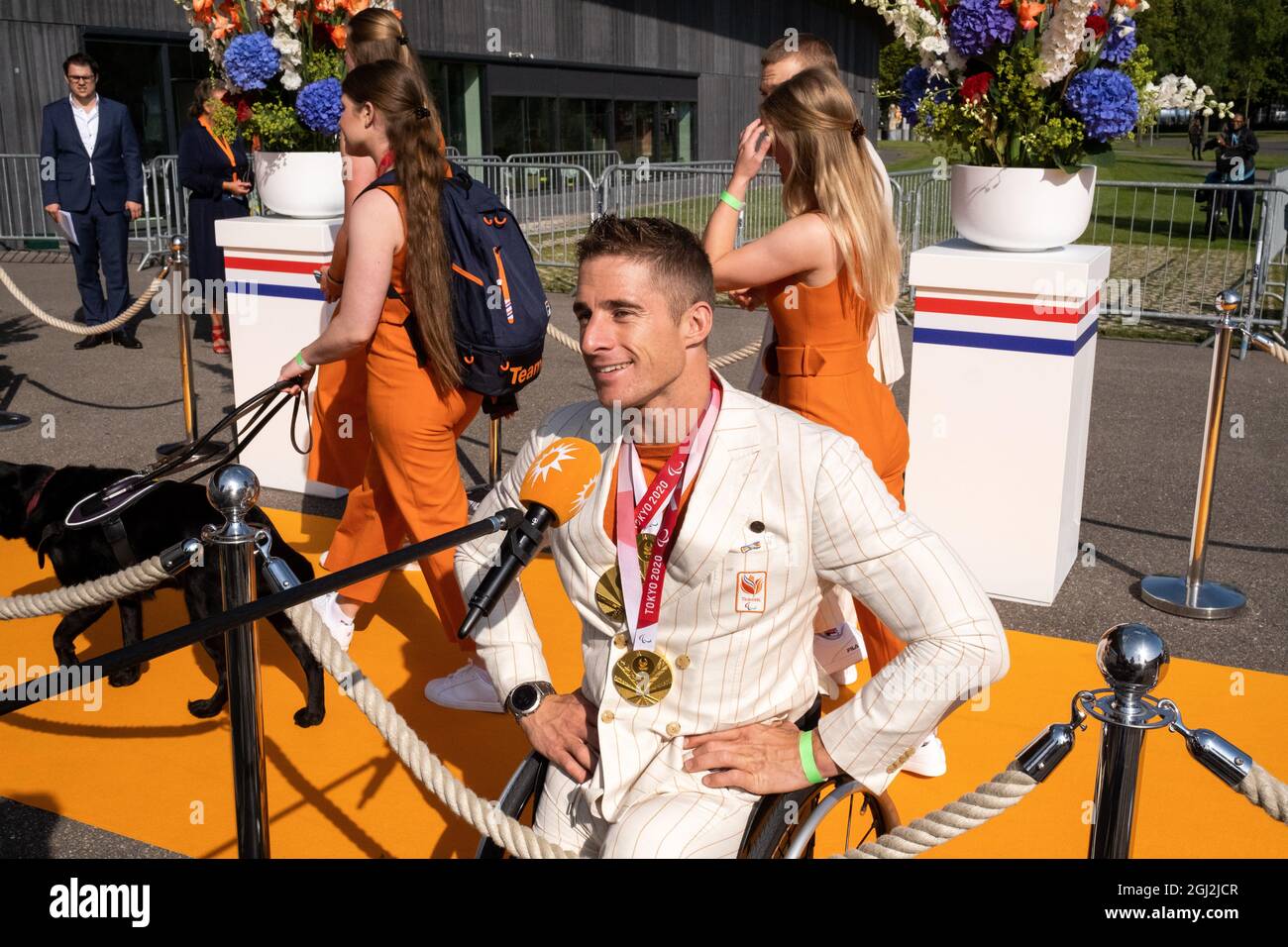 Netherlands, The Hague on 07/09/2021. The Ministry of Health, Welfare and Sport is organising a Netherlands, The Hague on 07/09/2021. The Ministry of Health, Welfare and Sport is organising a
