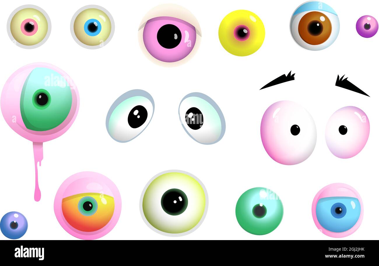 Monsters Eyes Collection Clipart Stock Vector Image & Art Alamy
