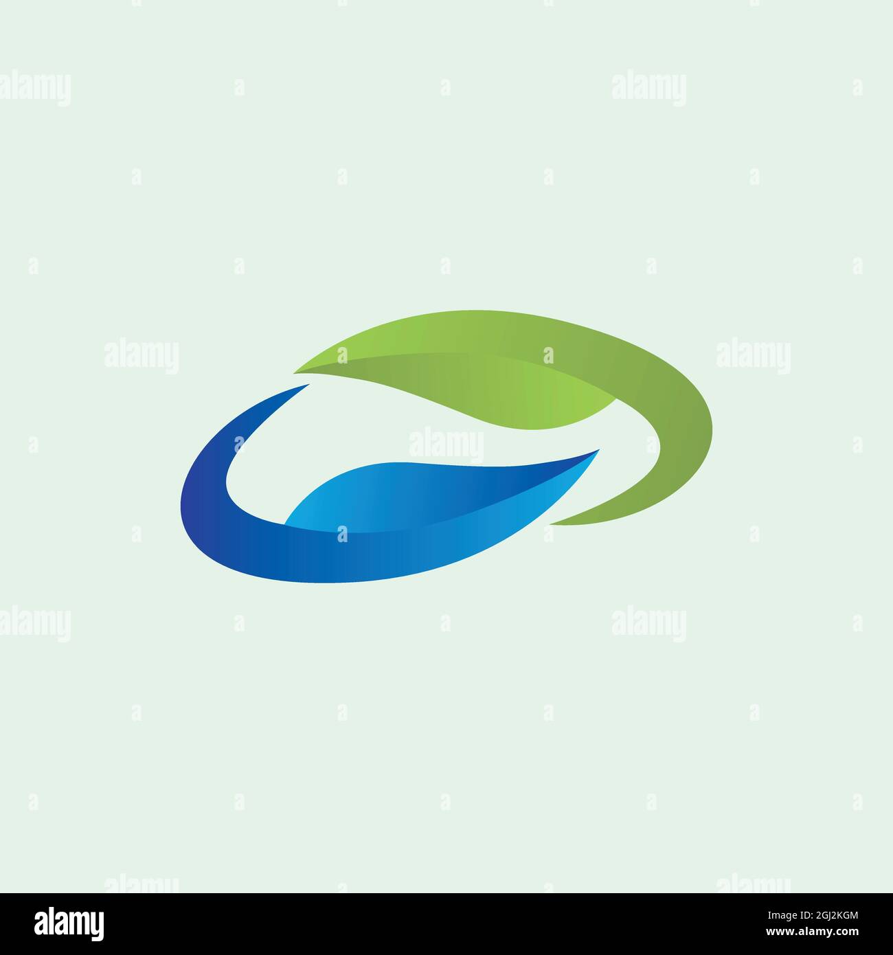 abstract leaf nature logo icon flat design vector graphic concept Stock ...