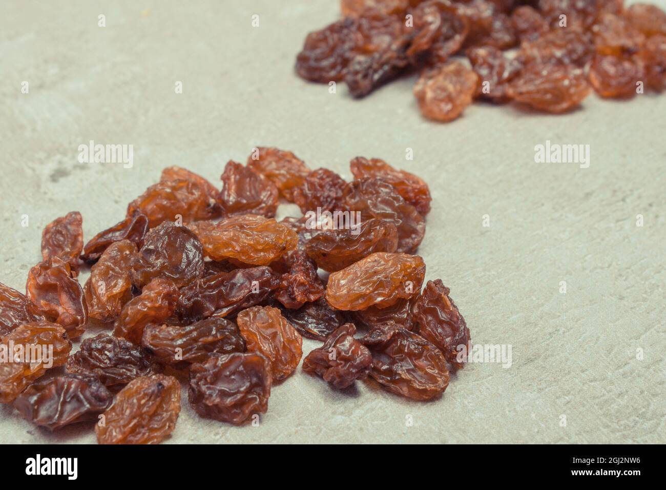 Fresh healthy raisins containing natural vitamins and minerals
