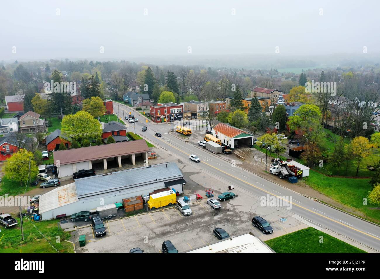 An aerial of downtown St Ontario, Canada Stock Photo Alamy