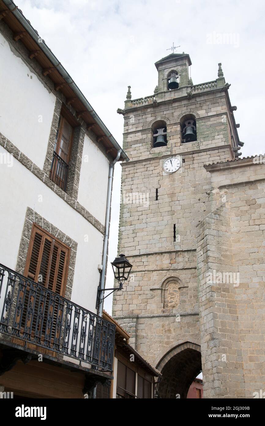 Parish Church Tower, Ledesma; Salamanca; Spain Stock Photo