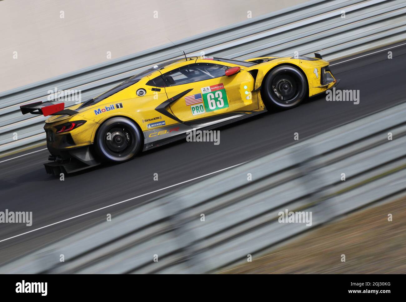 LE MANS 24 hrs 2021 - Corvette racing team Stock Photo