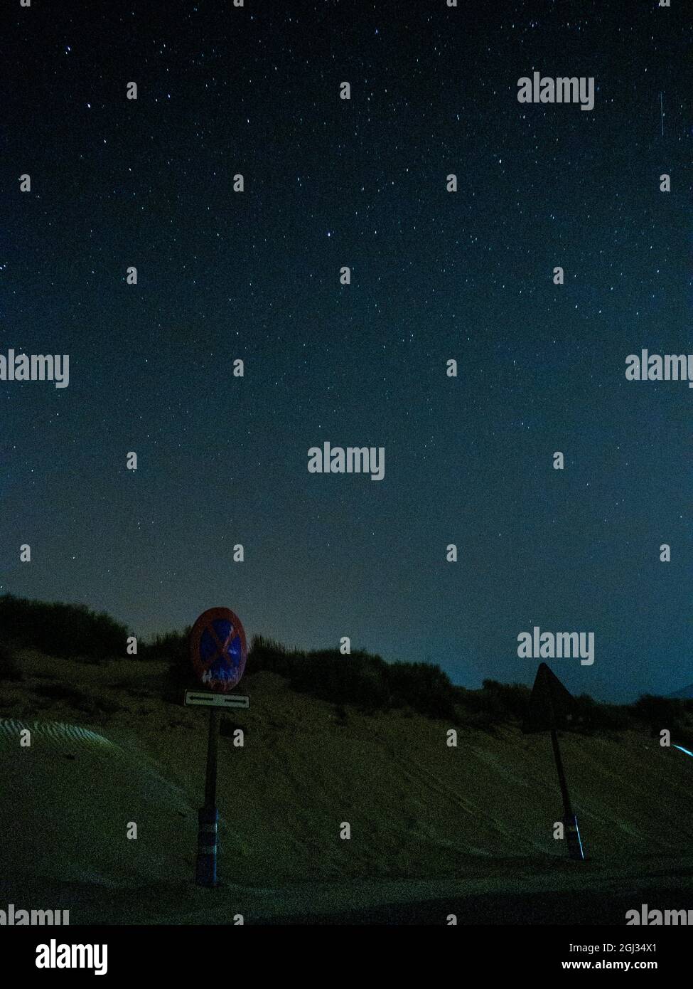 Vertical shot of a beautiful starry sky at night Stock Photo - Alamy