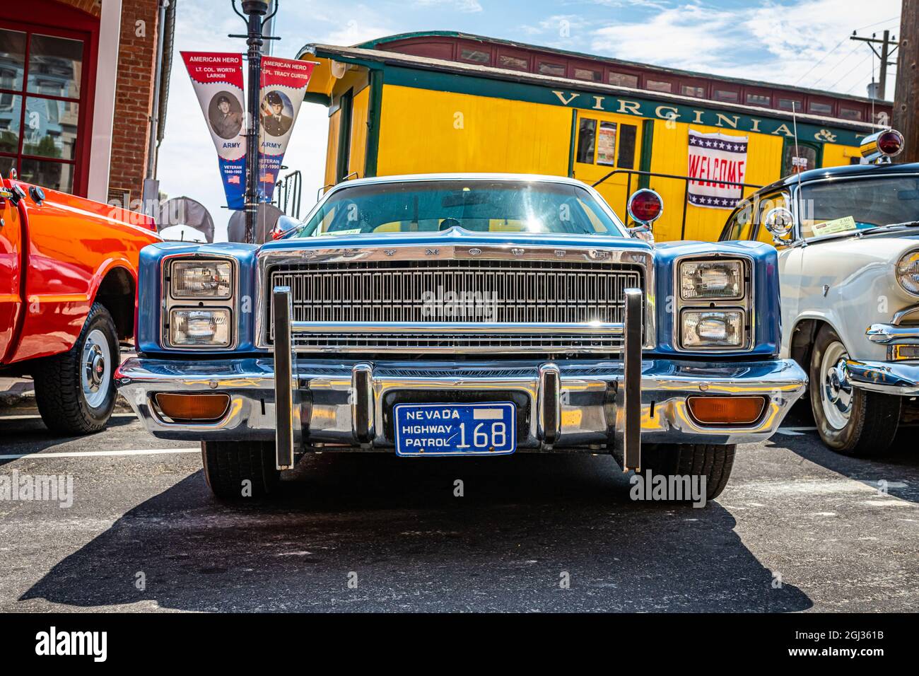 Virginia City, NV - July 30, 2021: 1978 Plymouth Fury A38 pursuit sedan ...